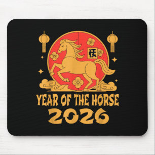 Chinese New Year 2026 Year Of The Horse Mouse Pad