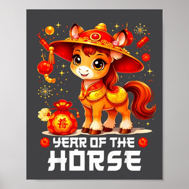 Chinese New Year 2026 Year Of The Horse  Poster (Front)