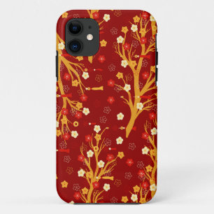 Chinese New Year Branches and Tassels iPhone 11 Case