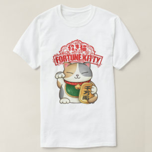 Chinese New Year Calico Lucky Cat T-Shirt