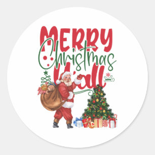 CHINESE NEW YEAR CLASSIC ROUND STICKER