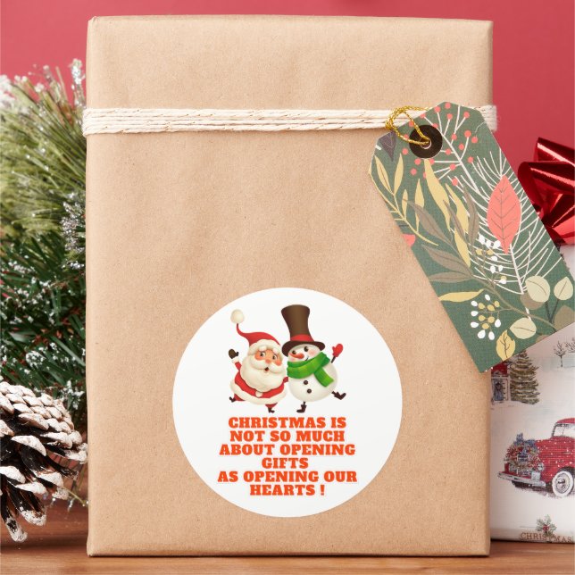CHINESE NEW YEAR CLASSIC ROUND STICKER (Holiday)