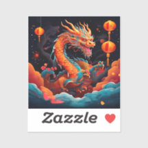 Chinese New Year colourful dragon