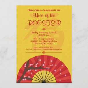 Chinese New Year Customised Party Invitation