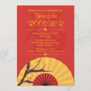 Chinese New Year Customised Party Invitation