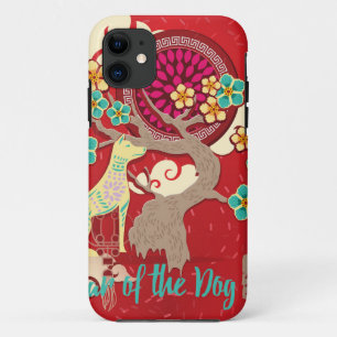 chinese new year dog iPhone 11 case