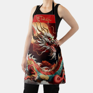 Chinese New Year Dragon 2024 Ap03 Apron
