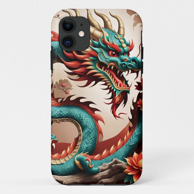 Chinese New Year Dragon 2024 iPC01 Case-Mate iPhone Case (Back)