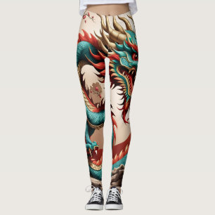 Chinese New Year Dragon 2024 Leg01 Leggings