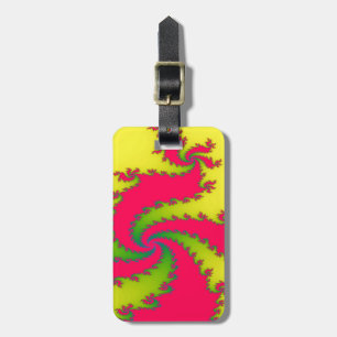 Chinese New Year Dragon Fractal Custom Luggage Tag