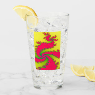 Chinese New Year Dragon Fractal Glass