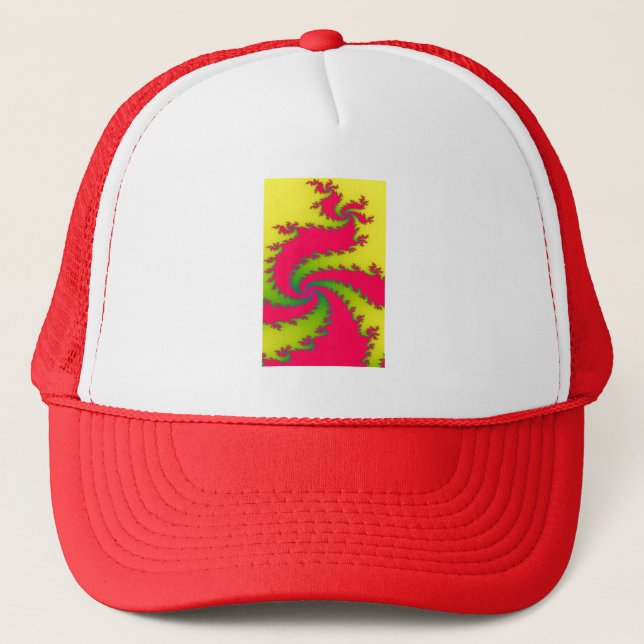 Chinese New Year Dragon Fractal Hat (Front)