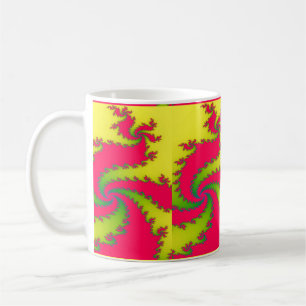 Chinese New Year Dragon Fractal Mug