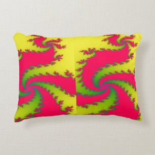 Chinese New Year Dragon Fractal Pillow