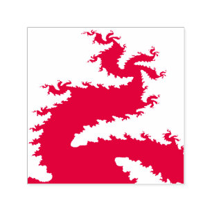 Chinese New Year Dragon Fractal Self Inking Stamp