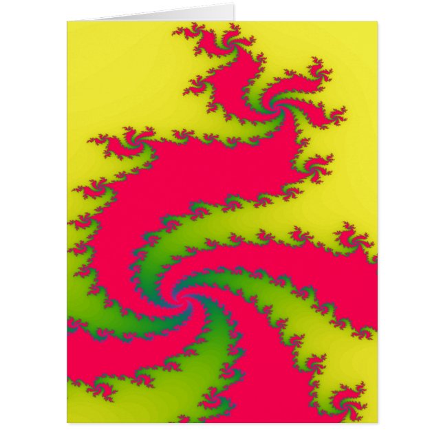 Chinese New Year Dragon Giant Greeting Card (Front)