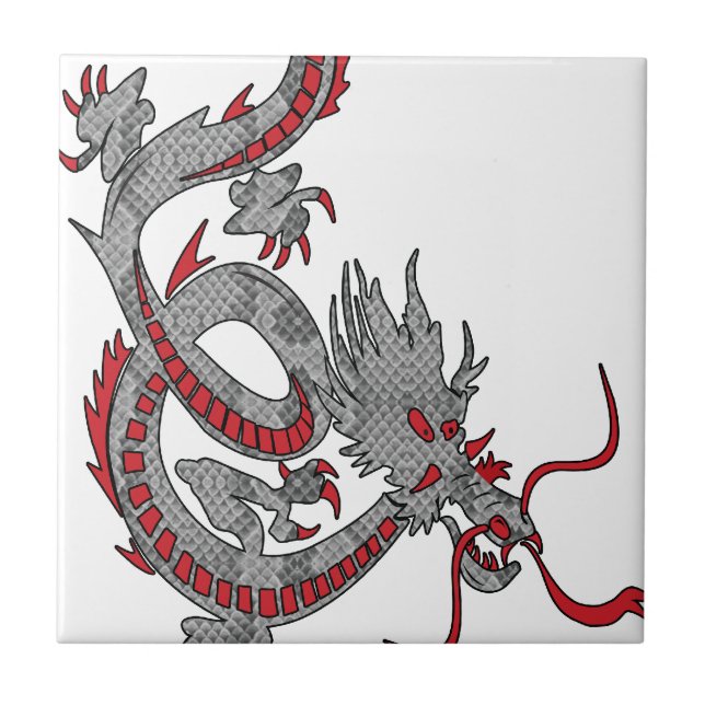 Chinese New Year Dragon Tile (Front)