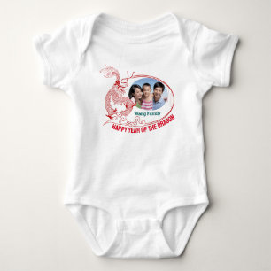Chinese New Year family foto gift baby Bodysuit