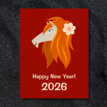 Chinese New Year Fire Horse 2026 Zodiac