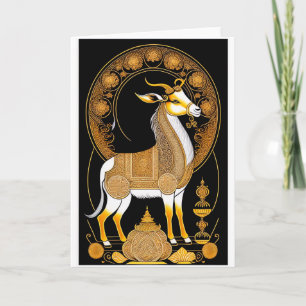 Chinese New Year Goat Greeting Card