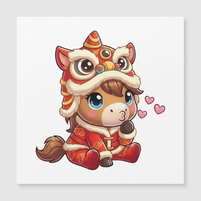 Chinese New Year Horse 2026 Zodiac (Front)