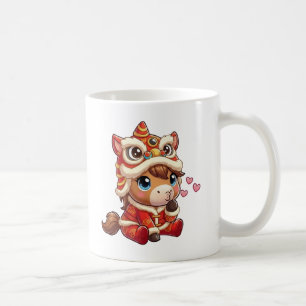Chinese New Year Horse 2026 Zodiac Coffee Mug