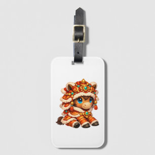 Chinese New Year Horse 2026 Zodiac Luggage Tag