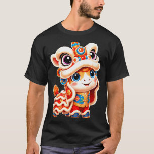 Chinese new year horse lion cny dance costume T-Shirt