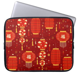 Chinese New Year Lamps  Laptop Sleeve