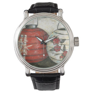 Chinese New Year Lanterns with Floral Print Watch