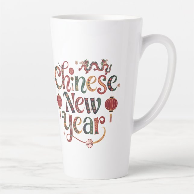 Chinese New year Latte Mug (Right)