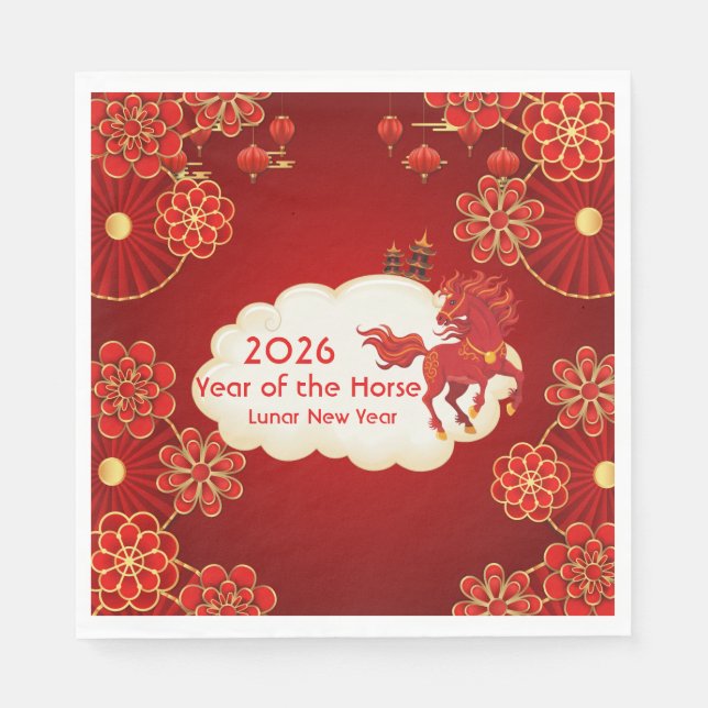 Chinese New Year Napkin (Front)