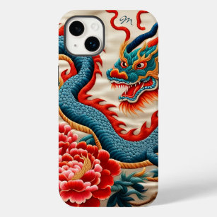 Chinese New Year of the Dragon 2024 Embroidery Case-Mate iPhone 14 Plus Case