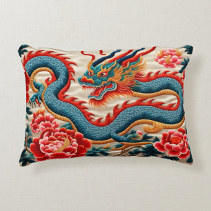 Chinese New Year of the Dragon 2024 "Embroidery" Decorative Cushion