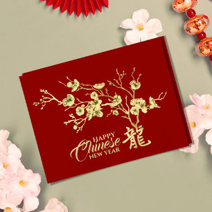 Chinese New year of the Dragon 2024 Postcard