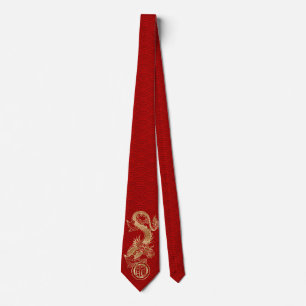 Chinese New year of the Dragon 2024 Tie
