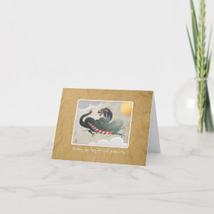 Chinese New Year of the Dragon Holiday Card