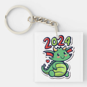 Chinese New Year Of The Dragon Key Ring