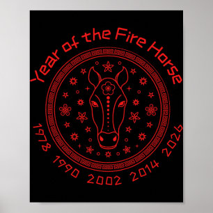 Chinese New Year Of The Fire Horse 2026  Poster