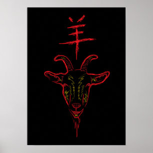 chinese new year of the goat poster