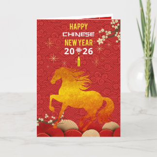 Chinese New year of the Horse 2026  Card