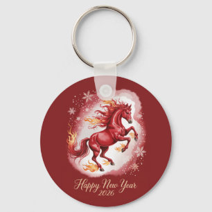 Chinese New year of the Horse 2026 Key Ring