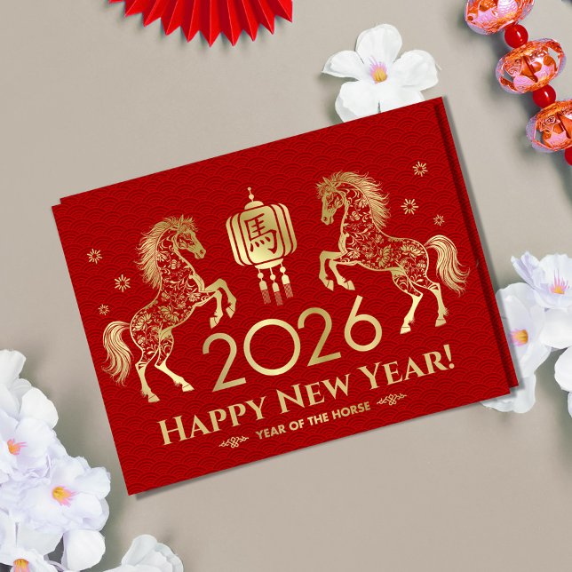 Chinese New year of the Horse 2026 Postcard (Creator Uploaded)