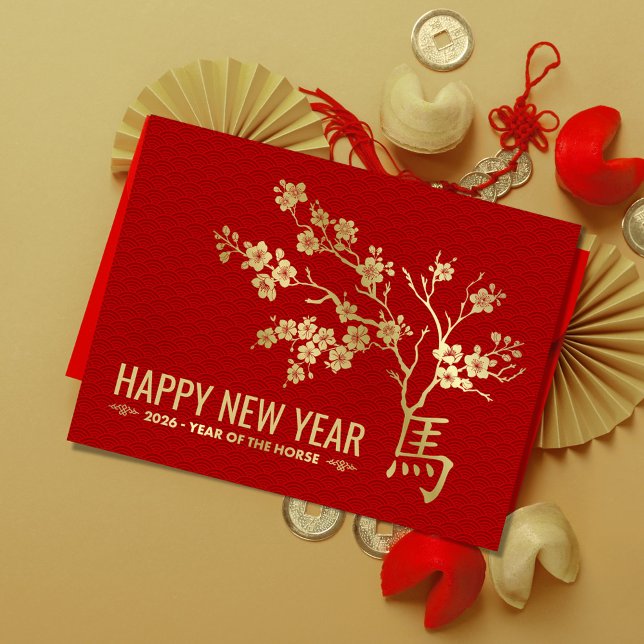 Chinese New year of the Horse 2026 Postcard (Creator Uploaded)
