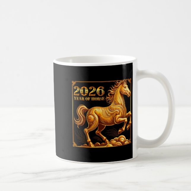 Chinese New Year Of The Horse Chinese Zodiac Year  Coffee Mug (Right)
