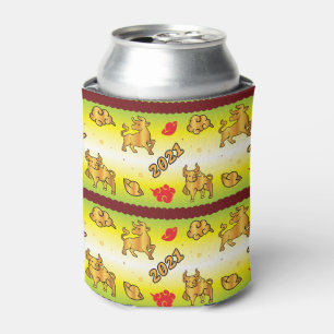 Chinese New Year of the Ox 2021 Can Cooler
