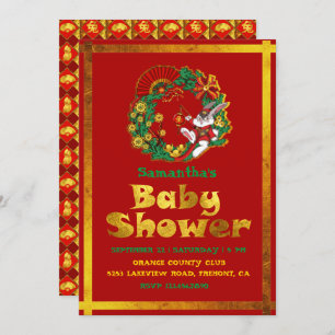 Chinese New Year of The Rabbit Invitation