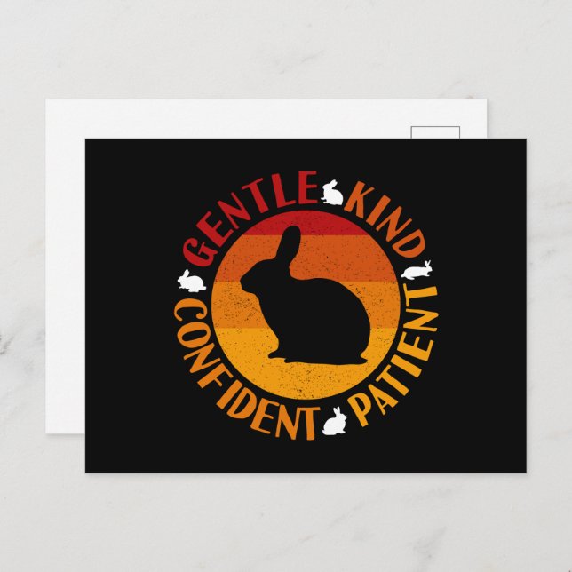 Chinese New Year of the Rabbit Traits Postcard (Front/Back)