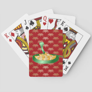 Chinese New Year of the Snake 2025 Fortune Money Playing Cards