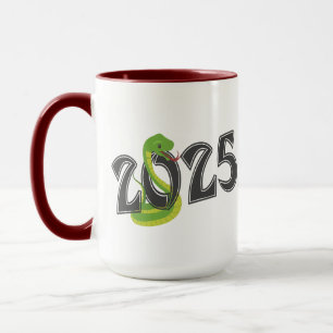 Chinese New Year of the Snake 2025 Gift Mug
